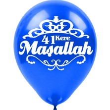Kikajoy Maşallah Baskılı Rengarenk Balon 10'lu