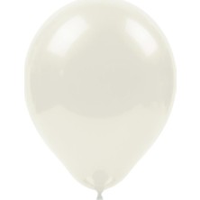 Kikajoy Pastel Beyaz Balon 12'li