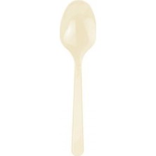 Kikajoy Krem Plastik Kaşık 25'li