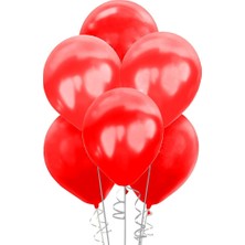 Kikajoy Metalik Kırmızı Balon 100'lü