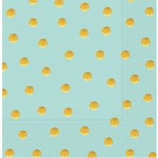 Kikajoy Pastel Düşler Mint Yeşili Kağıt Peçete 33 x 33 cm 20'li