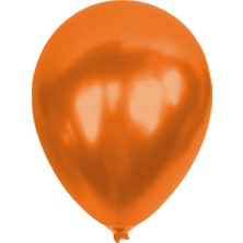 Kikajoy Metalik Turuncu Balon 12'li