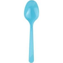 Kikajoy Mavi Plastik Kaşık 25'li
