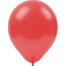 Kikajoy Pastel Kırmızı Balon 12'li