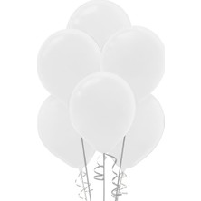 Kikajoy Pastel Beyaz Balon 100'lü