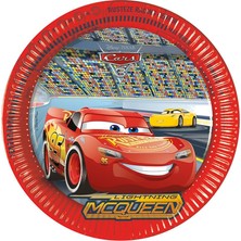 Kikajoy Cars 3 Karton Tabak 23 cm 8'li