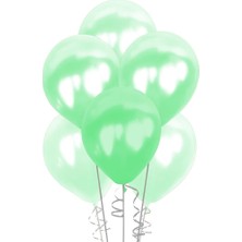 Kikajoy Metalik Açık Yeşil Balon 100'lü
