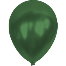 Kikajoy Metalik Yeşil Balon 12'li