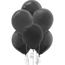 Kikajoy Pastel Siyah Balon 100'lü