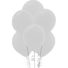 Kikajoy Pastel Gümüş Balon 100'lü