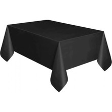 Kikajoy Siyah Plastik Masa Örtüsü 137 x 270 cm