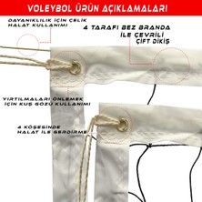 AVF128 Okul Tipi Voleybol Filesi Prof 2mm 10X10