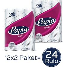 Papia Kağıt Havlu Jumbo Paket 24 Rulo