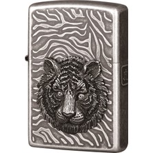 Zippo Tiger Eye - Silver Çakmak