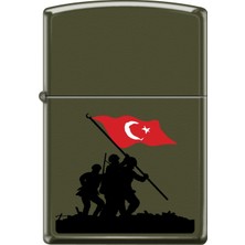 Zippo Turkey Soldiers Flag Design Çakmak