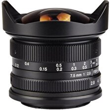 7artisans 7.5mm F2.8 APS-C Fisheye Fixed Lens (Canon EOS-M Mount)