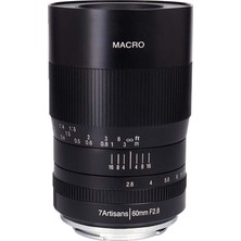 7artisans 60mm F2.8 Macro APS-C Lens M43 (Panasonic Olympus Mount)