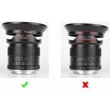 7artisans 12mm F2.8 Lens için Filtre Adaptörü 77mm