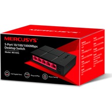 Mercusys MS105G 5-Port 10/100/1000 Mbps Masaüstü Switch