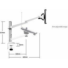 Markacase Laptop Tablet İkili Masa Stand Tutucu