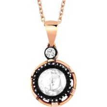 İryum Kroponyalı Tektaş Kolye En3305