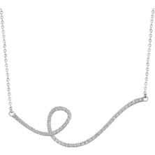 İryum Pırlanta Kolye Pn105