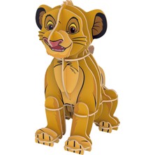 Clementoni - 104 Parça Puzzle + 3D Model Lion King