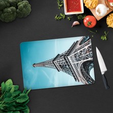 Decorita Eyfel Kuesi | Cam Kesme Tahtası - Cam Kesme Tablası | Çap 32cm