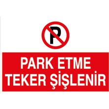 Canis Etiket Park Etme Teker Şişlenir Alüminyum