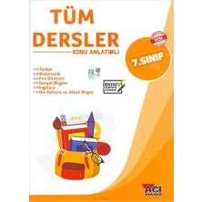 Açı Yayınları 7. Sınıf Tüm Dersler Konu Anlatımlı