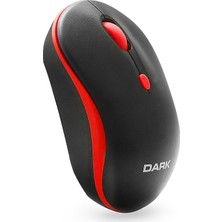 Dark MSW100R Wireless Notebook Mouse - Kırmızı/Siyah (DK AC MSW100R)