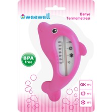 Weewell WTB102 Banyo Termometresi Pembe