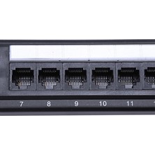 Hq Speed Cat6 24 Port Patch Panel Dolu