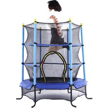 Leyatonfileli Korumalı 140 cm Trampolin (55 Inç Trambolin)
