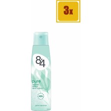 8x4 Pure Kadın 150 ml Deodorant 3'lü Set