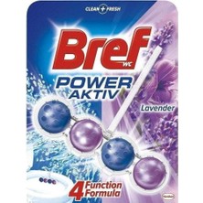 Bref 4 Adet Power Aktiv Lavanta Klozet Blok 5'li Set