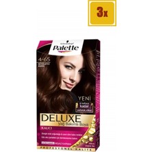 Palette Deluxe 4/65 Büyüleyici Kahve Saç Boyası 3'lü Set