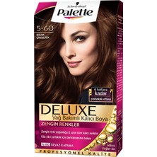 Palette Deluxe 5/60 Sıcak Çikolata Saç Boyası 3'lü Set