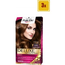 Palette Deluxe 6/65 Göz Alıcı Kahve Saç Boyası 3'lü Set