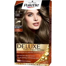 Palette Deluxe 6/4 Kaşmir Kumral Saç Boyası 3'lü Set