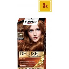 Palette Deluxe 7/57 Tarçın Kahve Saç Boyası 3'lü Set