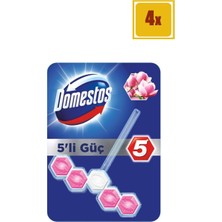 Domestos Wc Blok 5'li Güç Manolya 4'lü Set