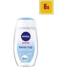 Nivea Baby Bebek Yağı 200  ml 6 Adet