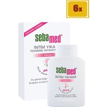 Sebamed Feminine Intimate Yıkama Hassas Ph 3.8 Genital Bölge İçin 200  ml 6 Adet