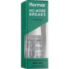 Flormar-Kırılma Karşıtı Bakım Yapan No More Breaks Oje Bazı ve Tırnak Cilası (000 Şeffaf) 8690604560509