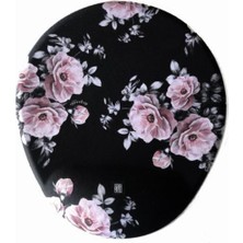 Office Küp Bilek Destekli Mouse Pad Flower Duet