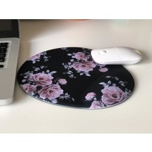 Office Küp Bilek Destekli Mouse Pad Flower Duet