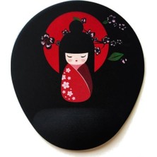 Office Küp Bilek Destekli Mouse Pad Geisha