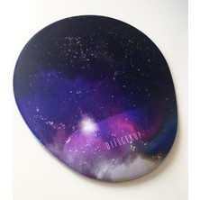 Office Küp Bilek Destekli Mouse Pad Galaxy