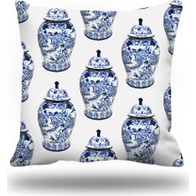 Kırlentim Çini Desen Kırlent Kılıfı